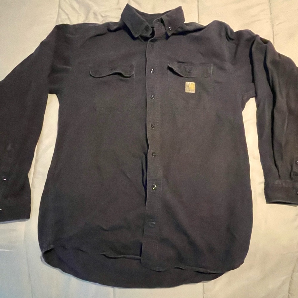 Carhartt FR Button Up LS Work Shirt LG